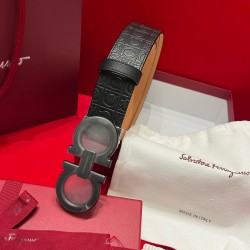 [홍콩명품.FERRAGAMO] 페라가모 2026 남성용 가죽벨트 3.8 CM FG004