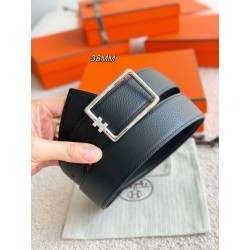 [홍콩명품.HERMES] 에르메스 2026 남성용 가죽벨트 3.8 CM HM0022