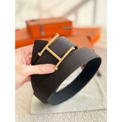 [홍콩명품.HERMES] 에르메스 2026 남성용 가죽벨트 3.8 CM HM008
