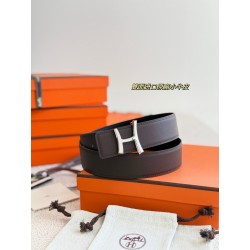 [홍콩명품.HERMES] 에르메스 2026 남성용 가죽벨트 3.8 CM HM012