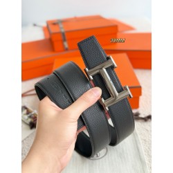 [홍콩명품.HERMES] 에르메스 2026 남성용 가죽벨트 3.8 CM HM013
