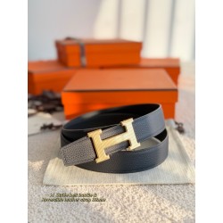 [홍콩명품.HERMES] 에르메스 2026 남성용 가죽벨트 3.8 CM HM018