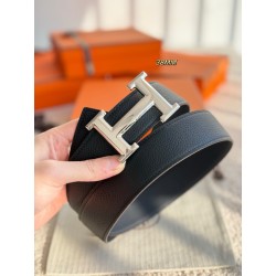 [홍콩명품.HERMES] 에르메스 2026 남성용 가죽벨트 3.8 CM HM043