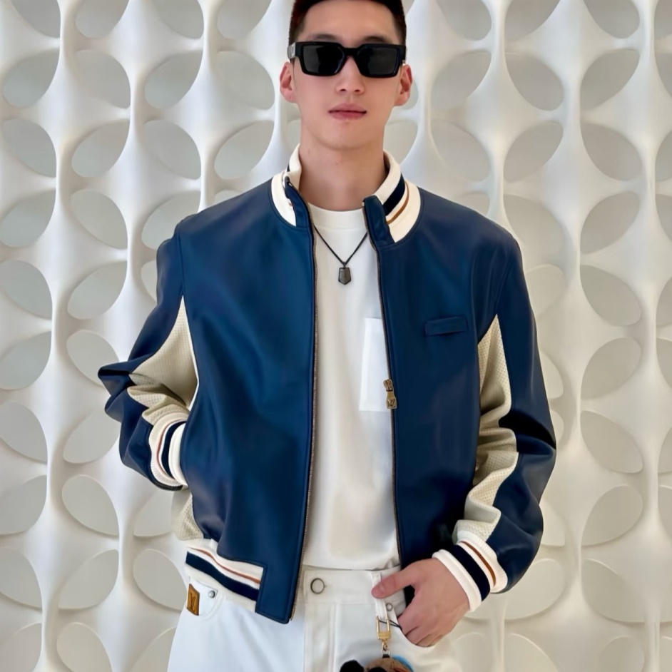[홍콩명품.LOUIS VUITTON] 루이비통 2026 남성용 램스킨레더 투톤 양가죽 자켓 LV3554 HD 