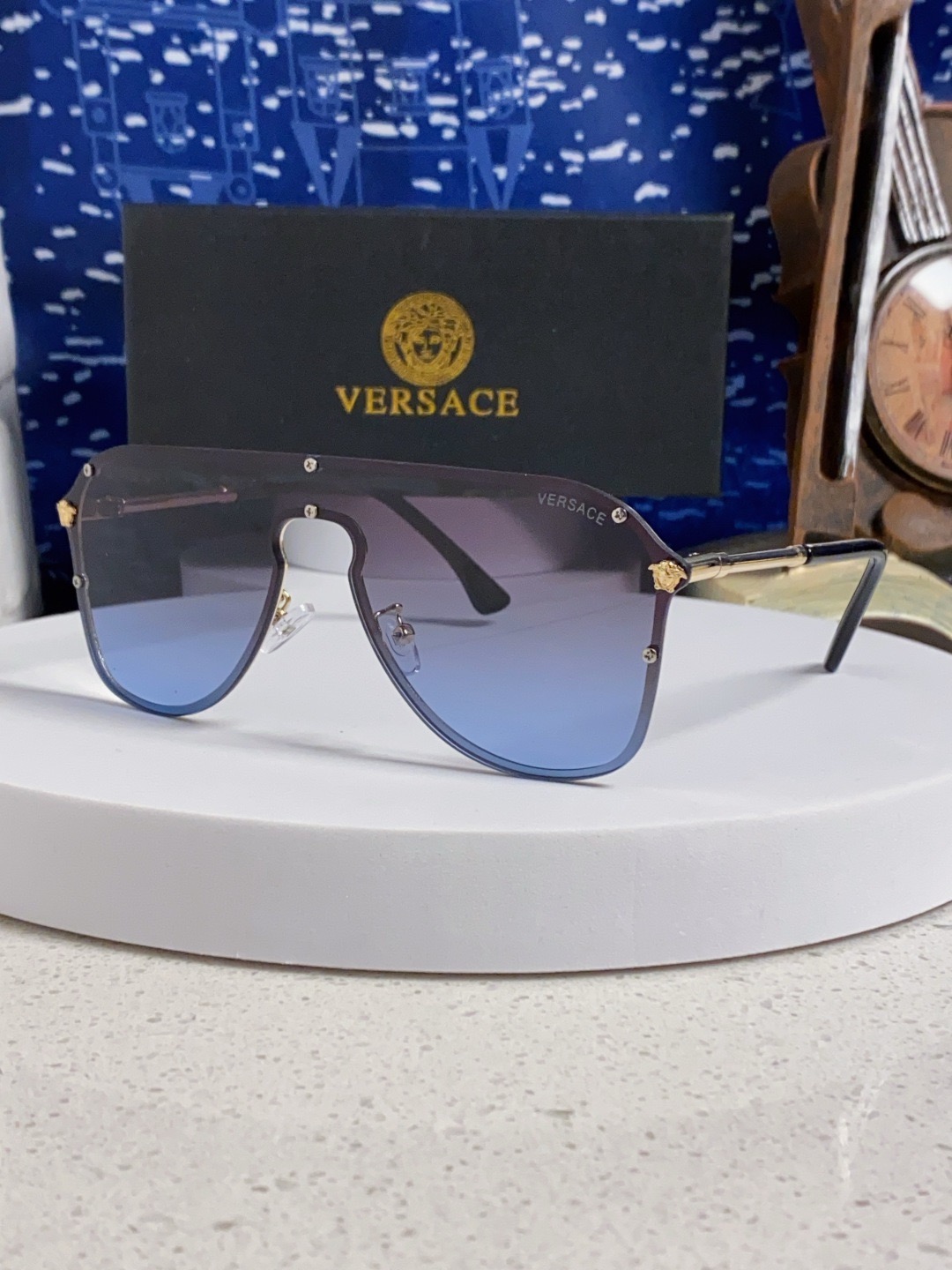 [홍콩명품 VERSACE] 베르사체  26SS 로고 연예인 남여 선글라스 VC004 SG1-A 홍콩명품의류,구매대행,온라인명품