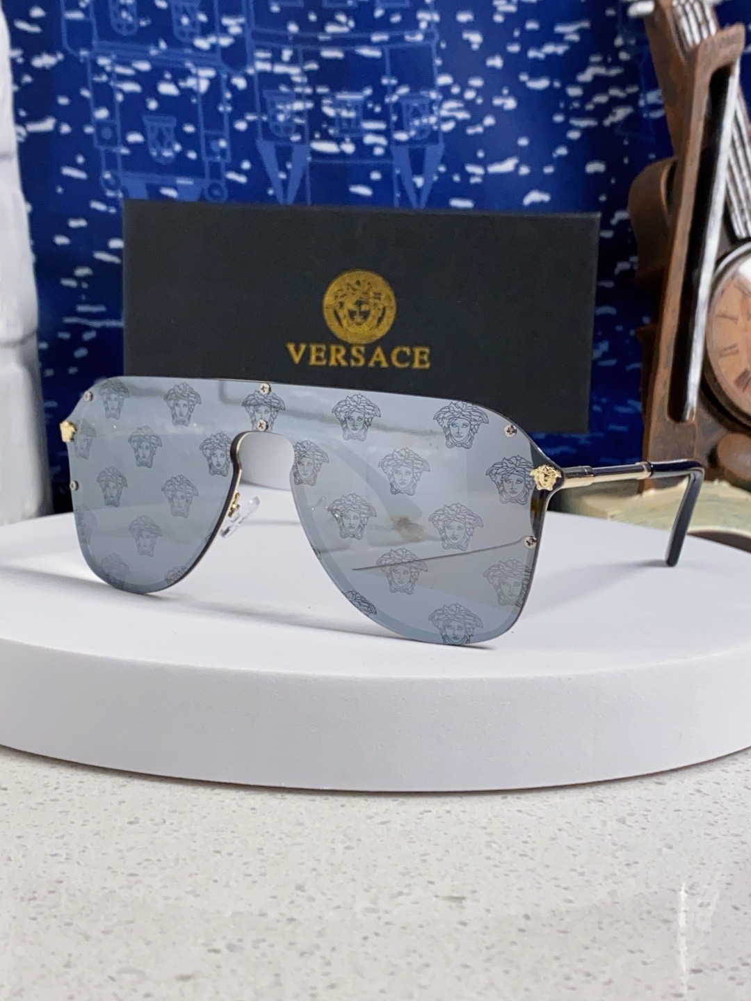 [홍콩명품 VERSACE] 베르사체  26SS 로고 연예인 남여 선글라스 VC006 SG1-A 홍콩명품의류,구매대행,온라인명품