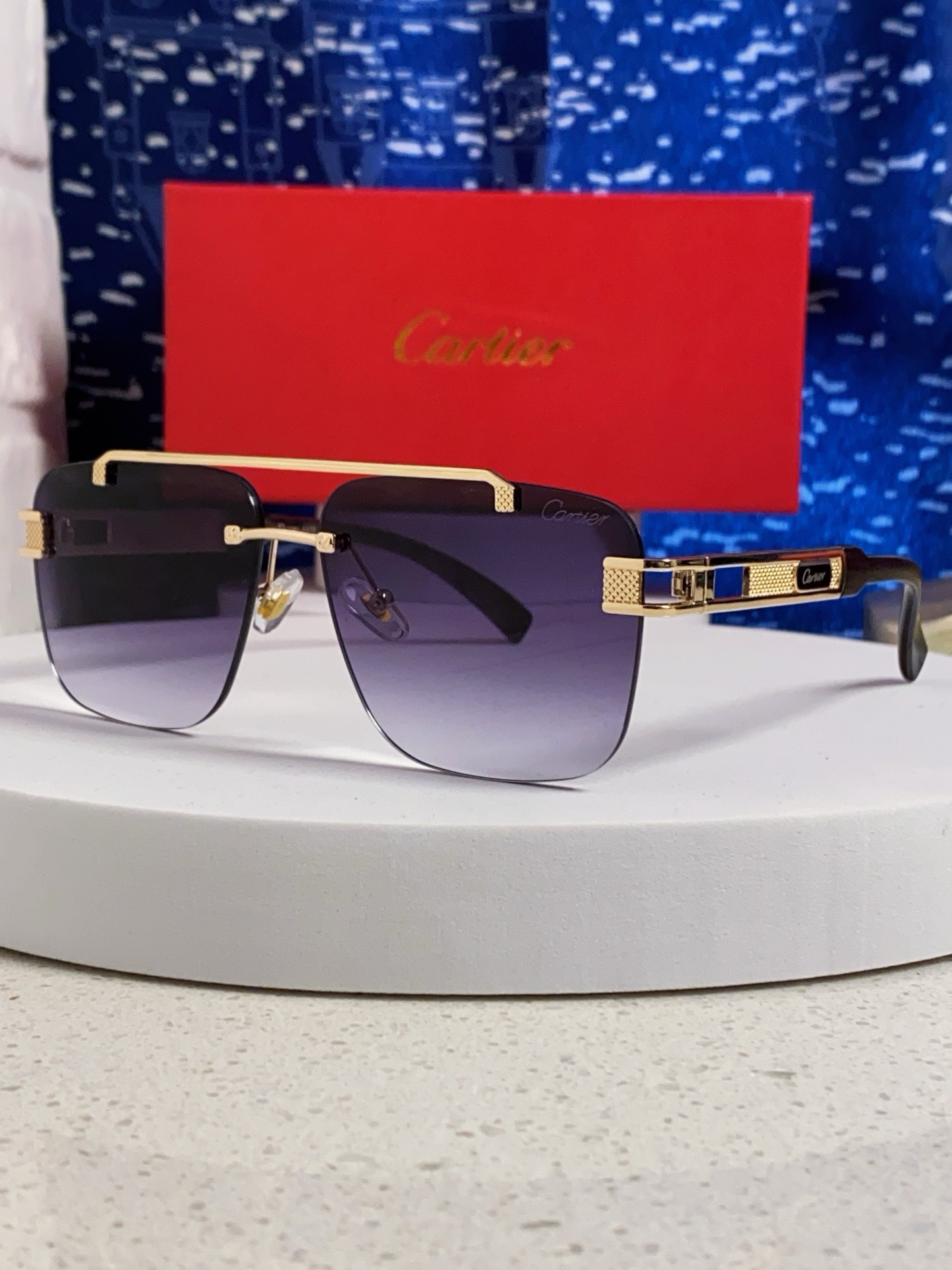 [홍콩명품.CARTIER/까르띠에] 26SS 로고 연예인 여자 남자선글라스 CT006 SG2 홍콩명품의류,구매대행,온라인명품