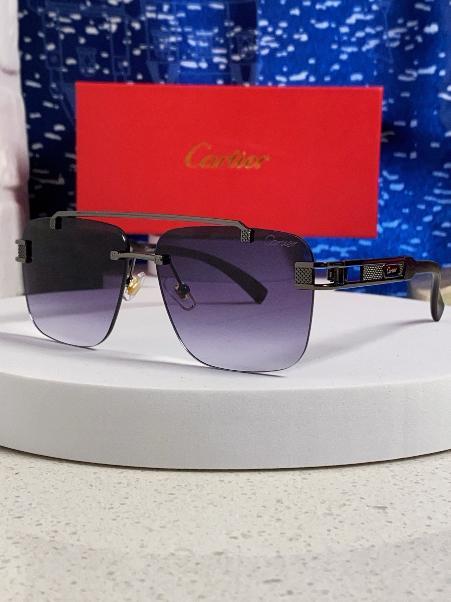 [홍콩명품.CARTIER/까르띠에] 26SS 로고 연예인 여자 남자선글라스 CT007 SG2 홍콩명품의류,구매대행,온라인명품