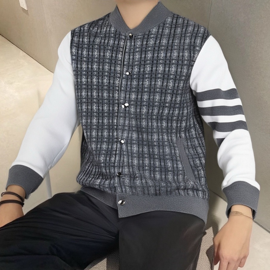 [홍콩명품.THOM BROWNE ] 톰 브라운 2026 남성용 니트가디건자켓 TB1498 PD 홍콩명품의류,구매대행,온라인명품