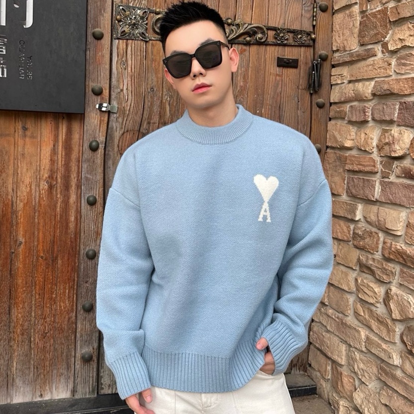 [홍콩명품.AMI] 아미 2026 남성용 울풀오버 AM72 HD 홍콩명품의류,구매대행,온라인명품