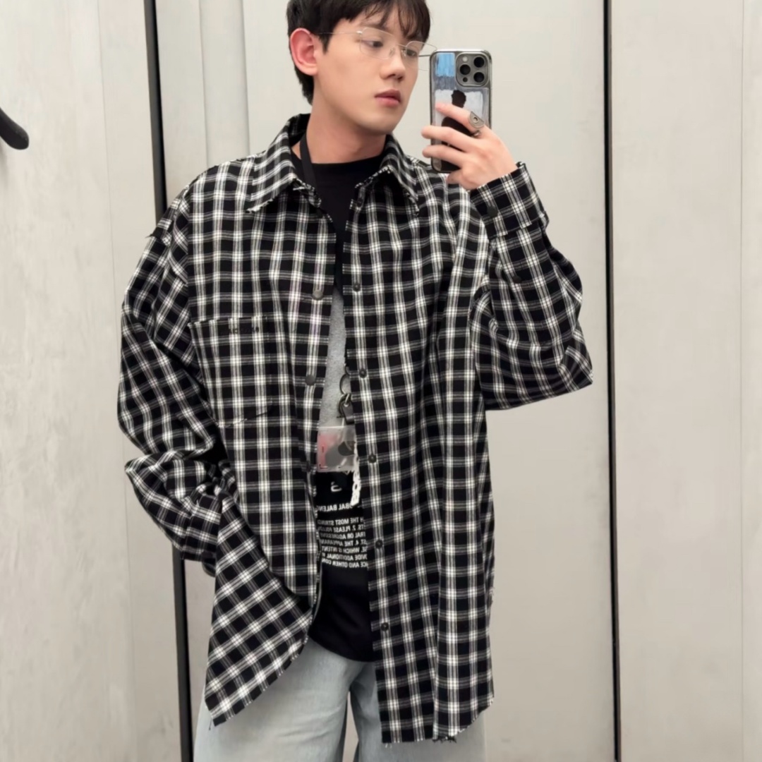 [홍콩명품.BALENCIAGA] 발렌시아가 2026 남성용 셔츠 BL1524 PD 홍콩명품의류,구매대행,온라인명품