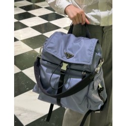26SS 프라다 익스플로어 리나일론 백팩 블루 2VZ118