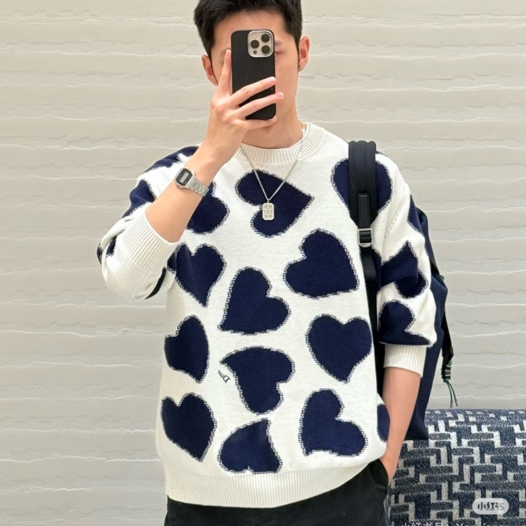 [홍콩명품.Christian Dior] 크리스챤 디올 2026 남성용 울혼방 풀오버 CD2083 PD 홍콩명품의류,구매대행,온라인명품