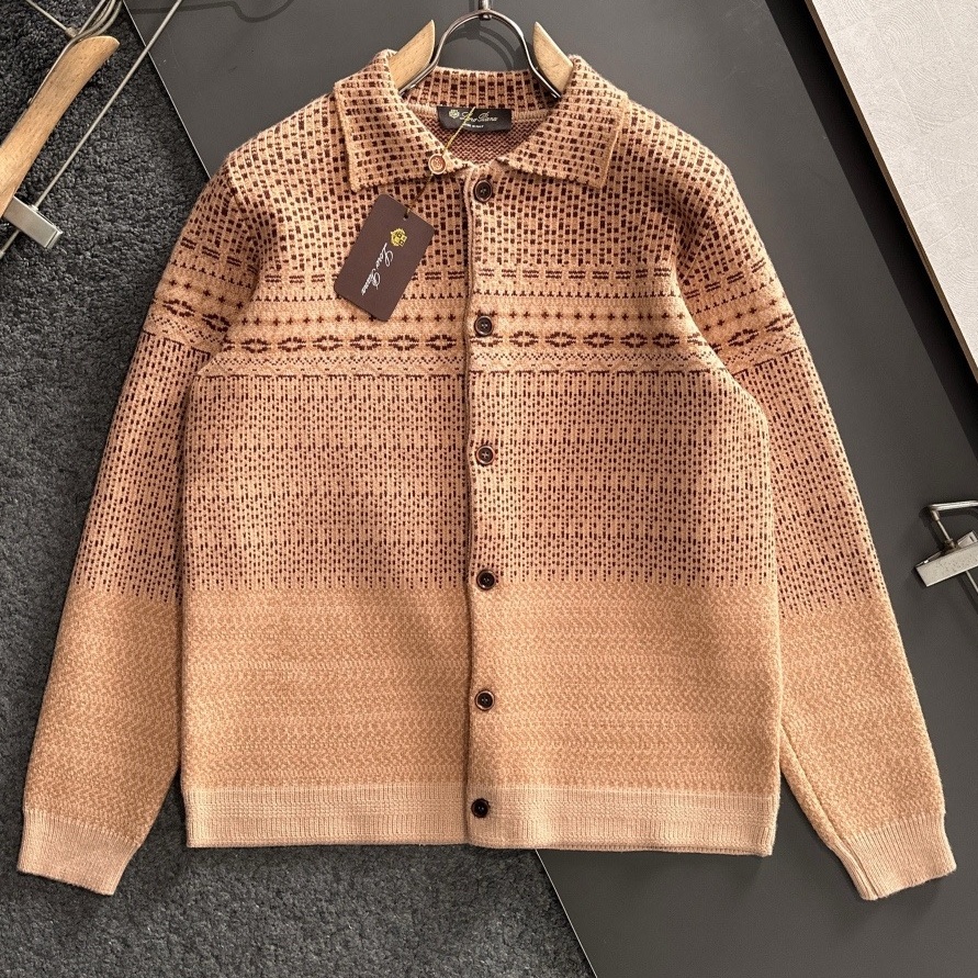 [홍콩명품.loro piana] 로로피아나 2026 남성용 울혼방 가디건 자켓 LP1673 HD 홍콩명품의류,구매대행,온라인명품