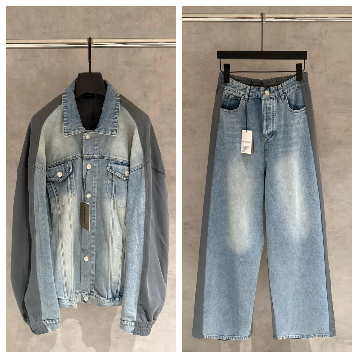[홍콩명품.BALENCIAGA] 발렌시아가 2026 남성용 청자켓세트 BL1565 PD 홍콩명품의류,구매대행,온라인명품