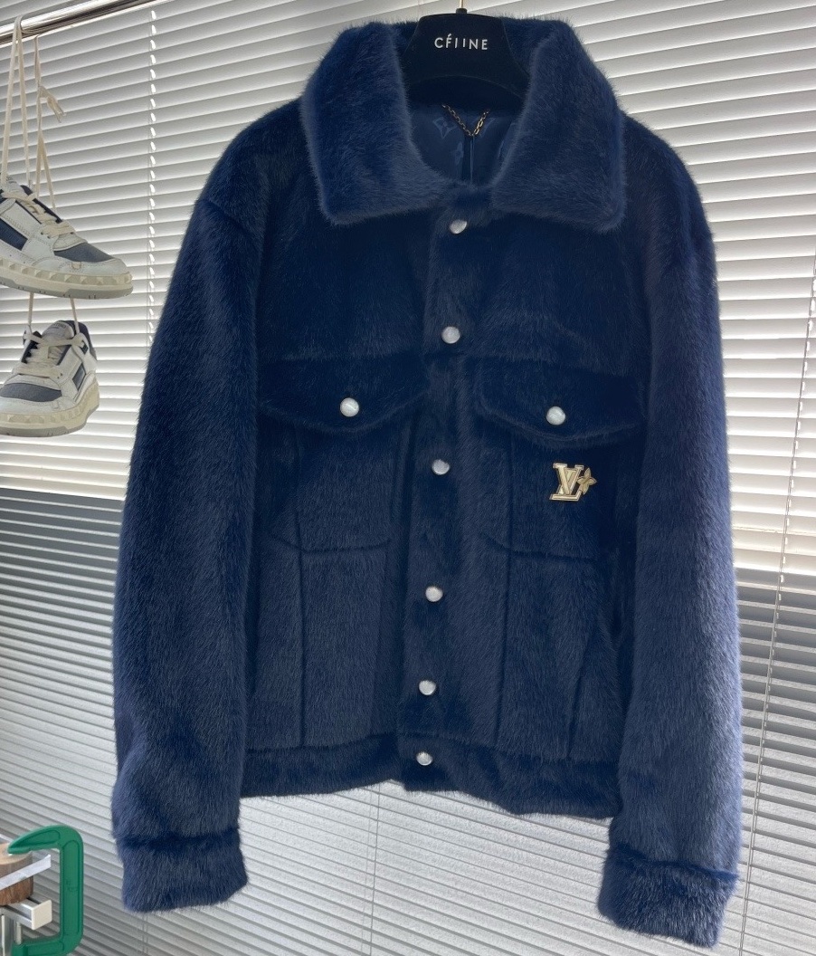 [홍콩명품.LOUIS VUITTON] 루이비통 2026 남성용 퍼 플리스 자켓 (인조모피) LV3935 PD