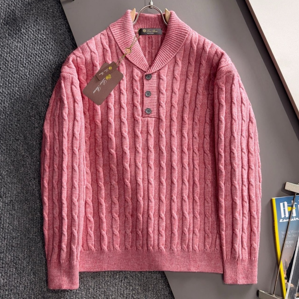 [홍콩명품.loro piana]로로피아나 2026 남성용 울혼방 풀오버 LP1660 HD  홍콩명품의류,구매대행,온라인명품