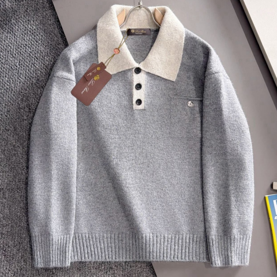 [홍콩명품.loro piana]로로피아나 2026 남성용 울혼방 풀오버 LP1662 HD  홍콩명품의류,구매대행,온라인명품
