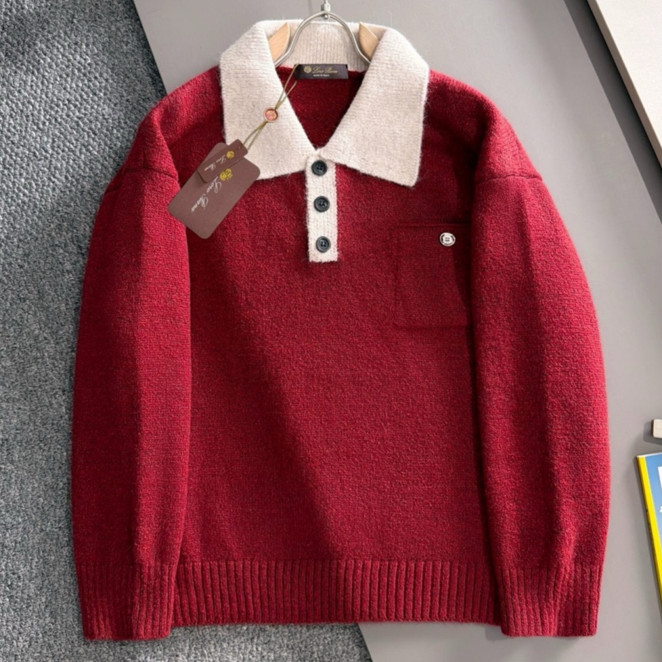 [홍콩명품.loro piana]로로피아나 2026 남성용 울혼방 풀오버 LP1664 HD  홍콩명품의류,구매대행,온라인명품