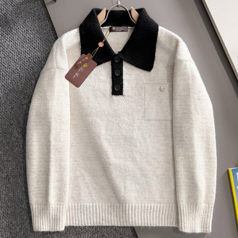 [홍콩명품.loro piana]로로피아나 2026 남성용 울혼방 풀오버 LP1666 HD  홍콩명품의류,구매대행,온라인명품