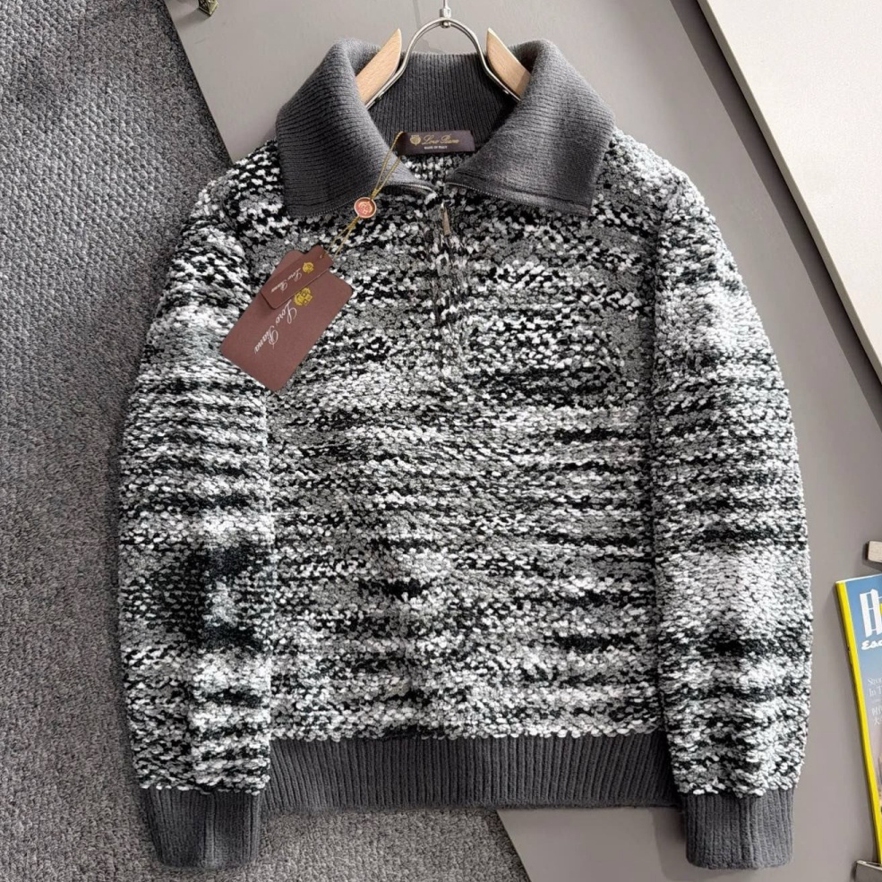 [홍콩명품.loro piana]로로피아나 2026 남성용 울혼방 풀오버 LP1673 HD  홍콩명품의류,구매대행,온라인명품